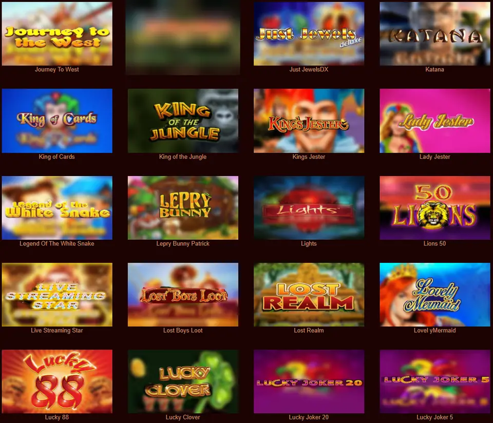Lobi Bos88 Slots berisi 20 ubin game seperti Katana, King of Cards, Lions 50, Lucky 88 dan Lucky Joker 20, satu ubin film disamarkan