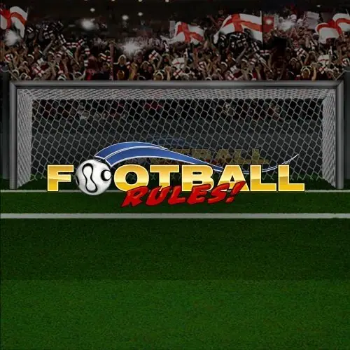 Sampul Football Rules dengan gawang dan tribun penuh penonton